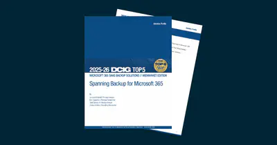 Spanning Earns Top 5 Ranking in DCIG’s 2025–2026 Microsoft 365 Backup Report